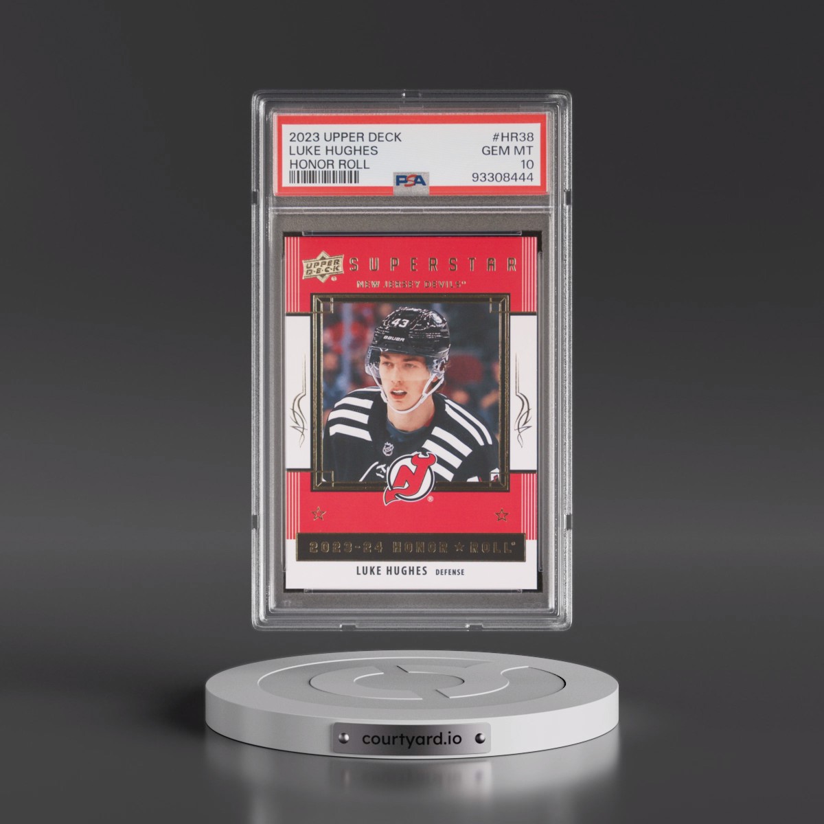 2023 Upper Deck Honor Roll Luke Hughes #HR38 PSA 10
