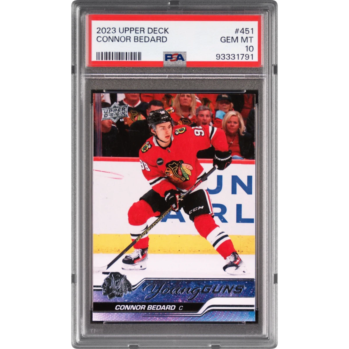 2023 Upper Deck #451 Connor Bedard, PSA 10