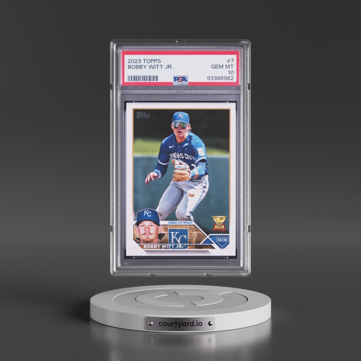 2023 Topps #7 Bobby Witt Jr. (PSA 10 GEM MINT)