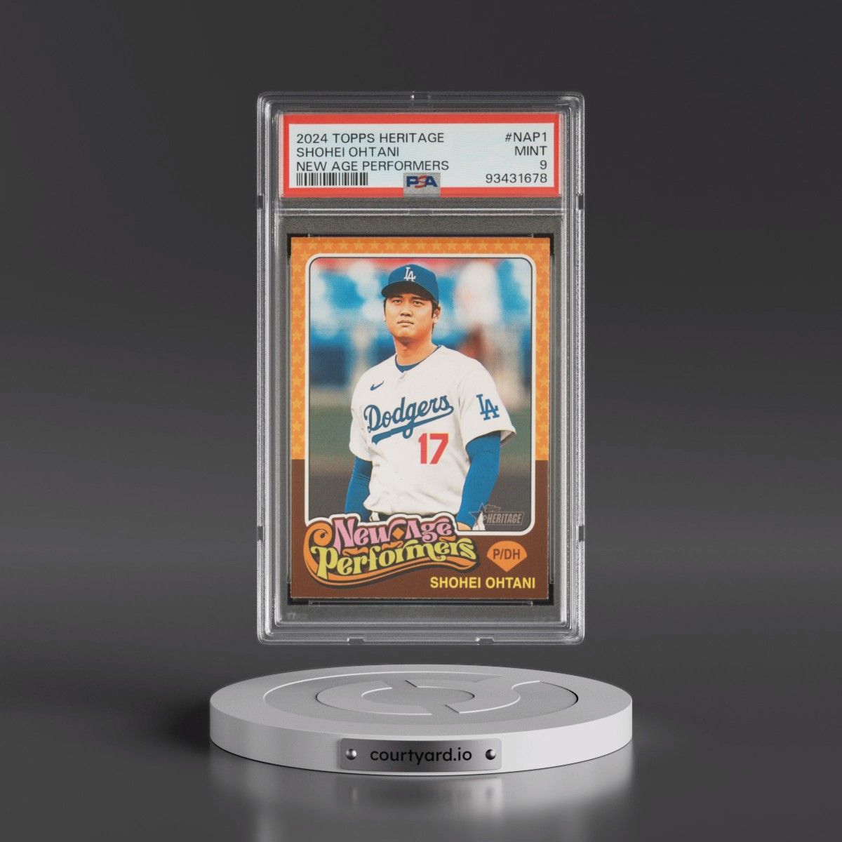 2024 Topps Heritage New Age Performers #NAP1 Shohei Ohtani (PSA 9 MINT)