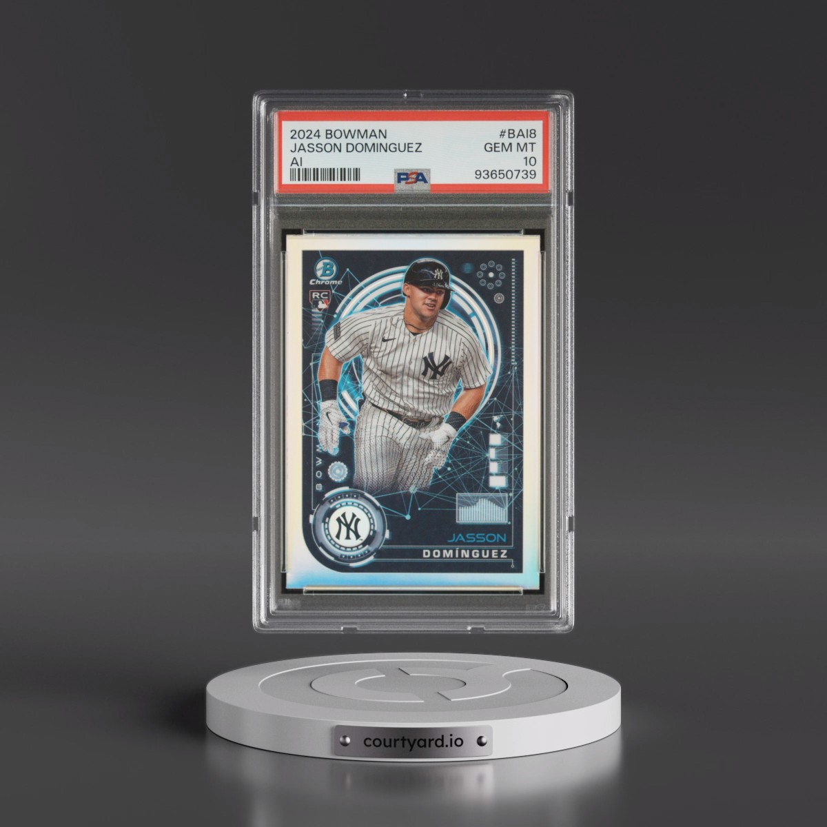 2024 Bowman Bowman AI #BAI8 Jasson Dominguez (PSA 10 GEM MINT)