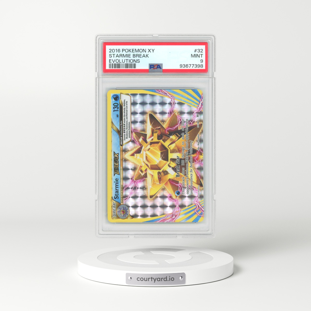 2016 Evolutions #32 Starmie Break (PSA 9 MINT)