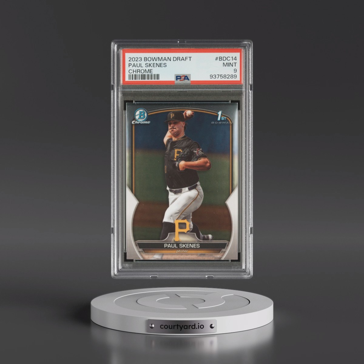 2023 Bowman Draft #BDC14 Paul Skenes - Chrome (PSA 9 MINT)