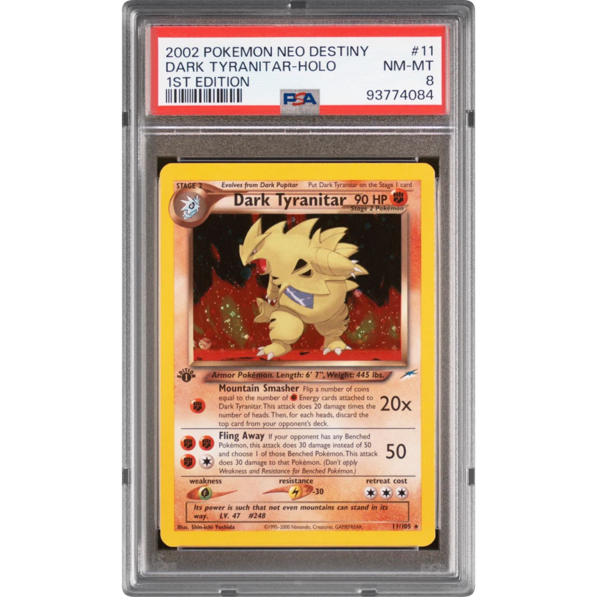 Dark Tyranitar card artwork