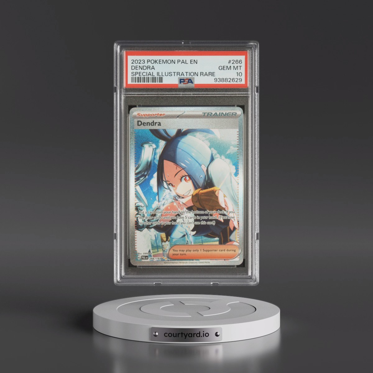 2023 Pokémon Pal EN-Paldea Evolved #266 Dendra - Special Illustration Rare (PSA 10 GEM MINT)