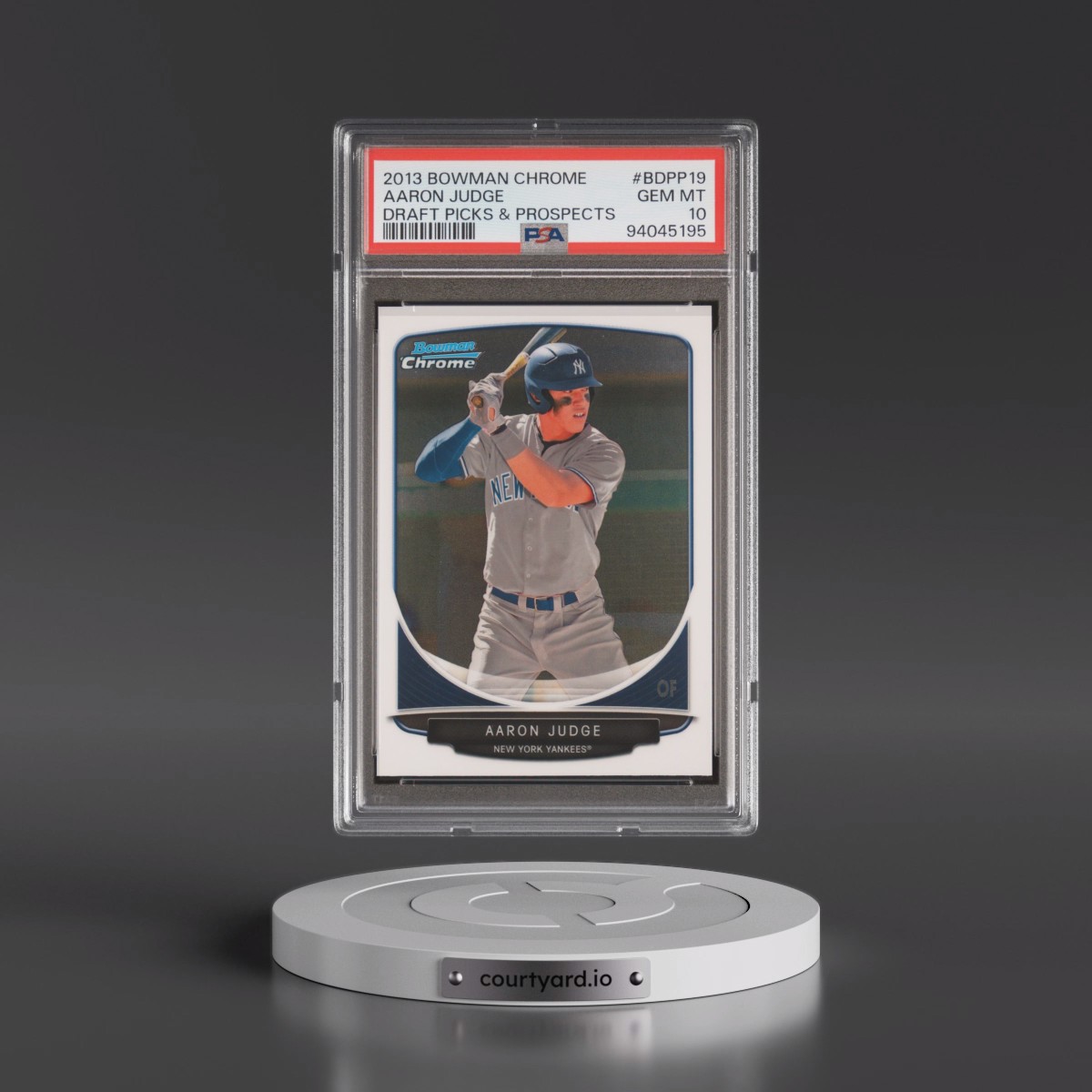 2013 Bowman Chrome Draft Picks & Prospects #BDPP19 Aaron Judge (PSA 10 GEM MINT)