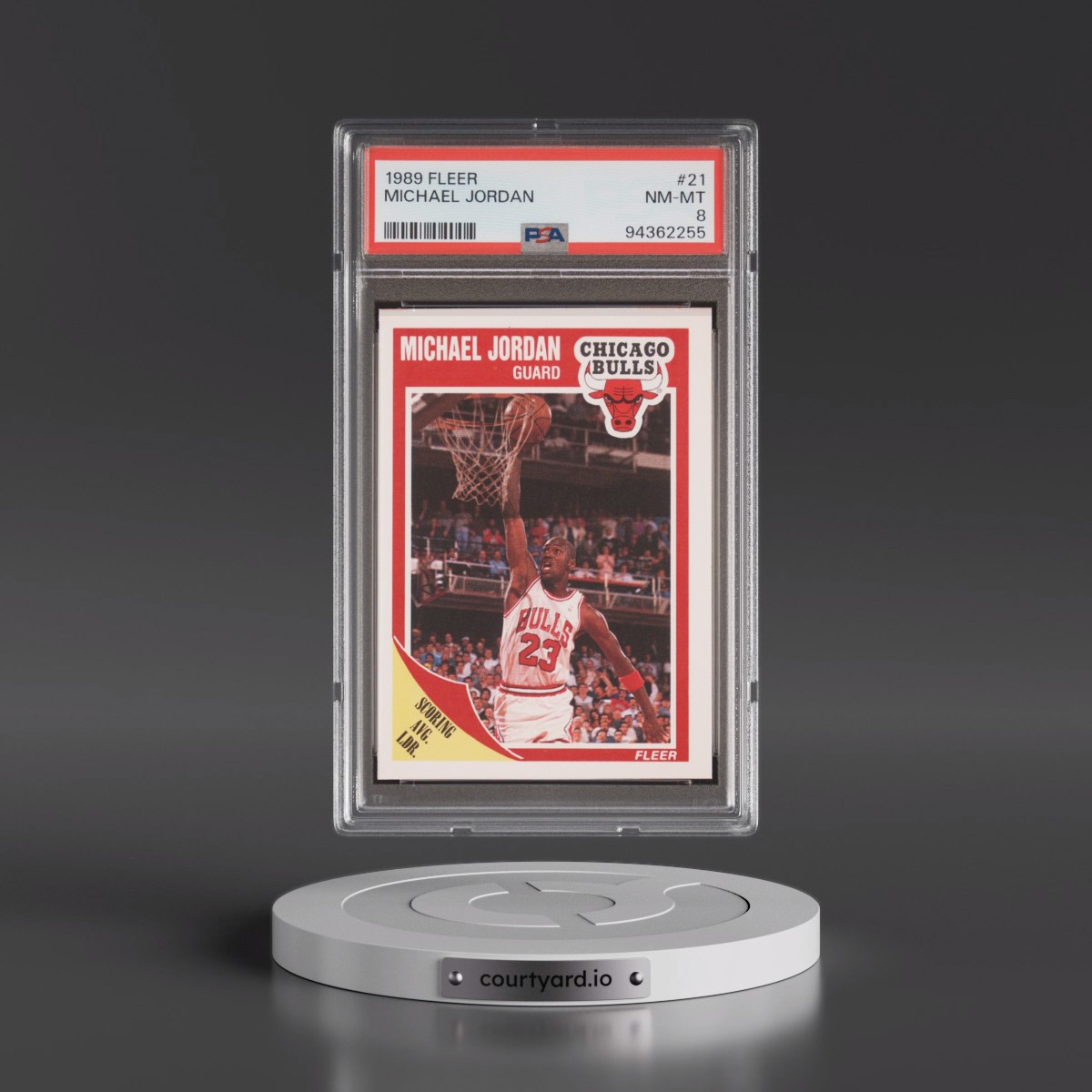 1989 Fleer #21 Michael Jordan (PSA 8 NM-MT)