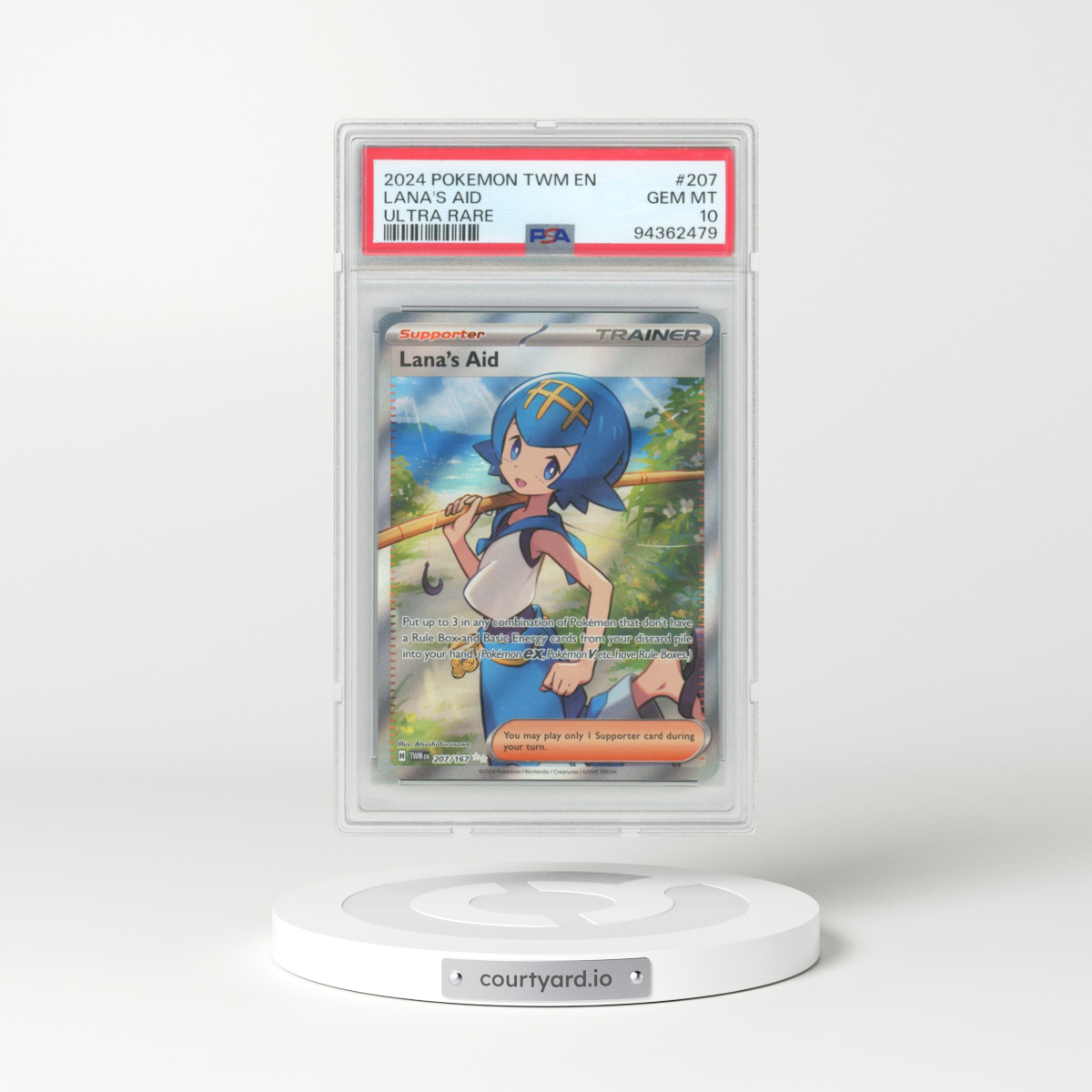 2024 Twilight Masquerade - TWM EN #207 Lana's Aid (PSA 10 GEM MINT)