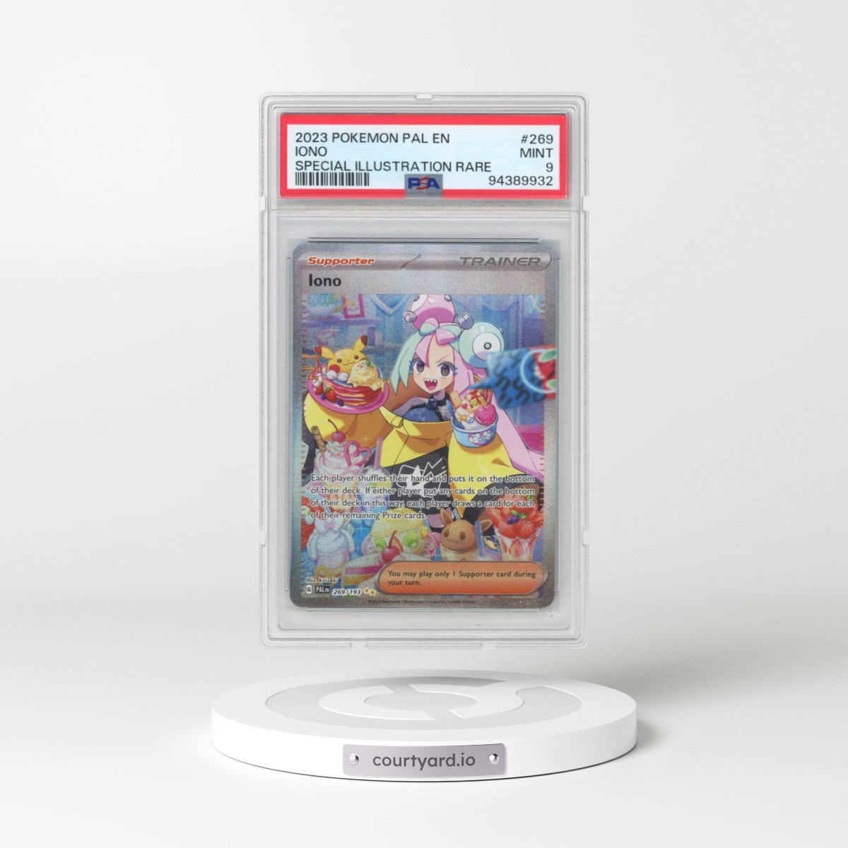 2023 Paldea Evolved - PAL EN #269 Iono - Special Illustration Rare (PSA 9 MINT)
