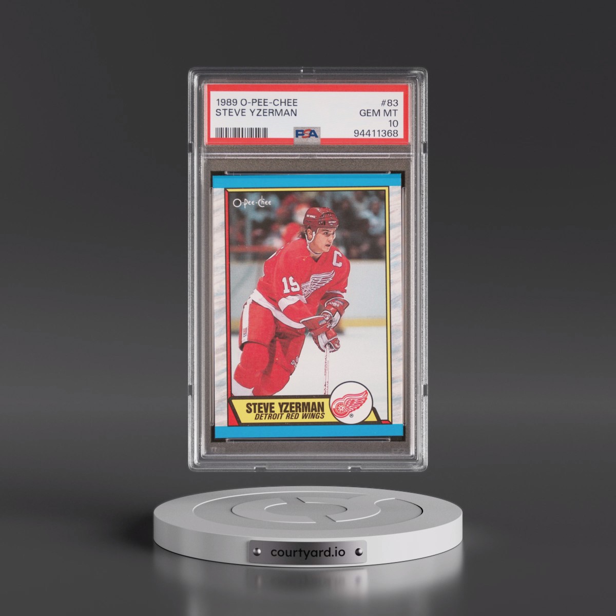 1989 O-Pee-Chee #83 Steve Yzerman (PSA 10 GEM MINT)