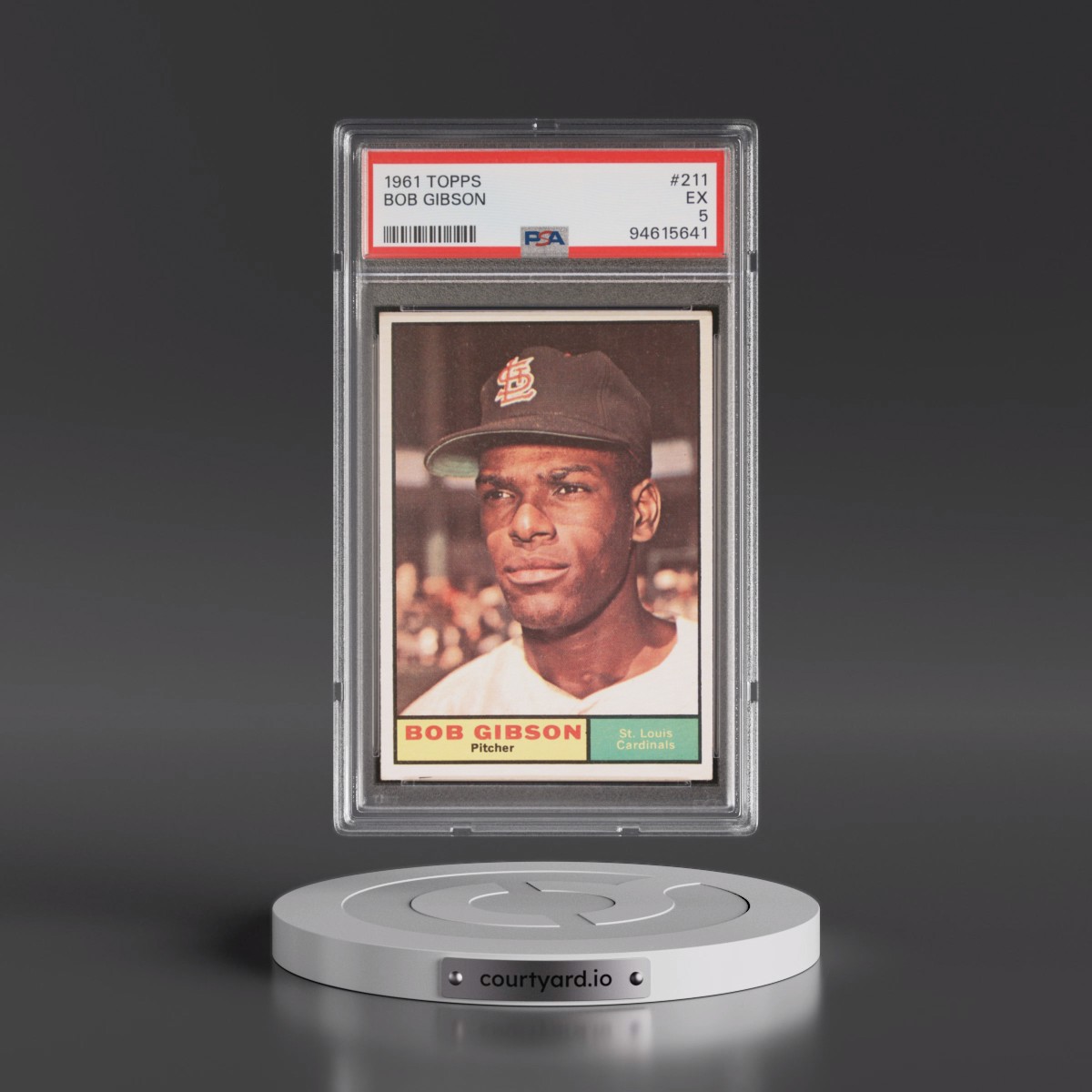 1961 Topps #211 Bob Gibson (PSA 5 EX)
