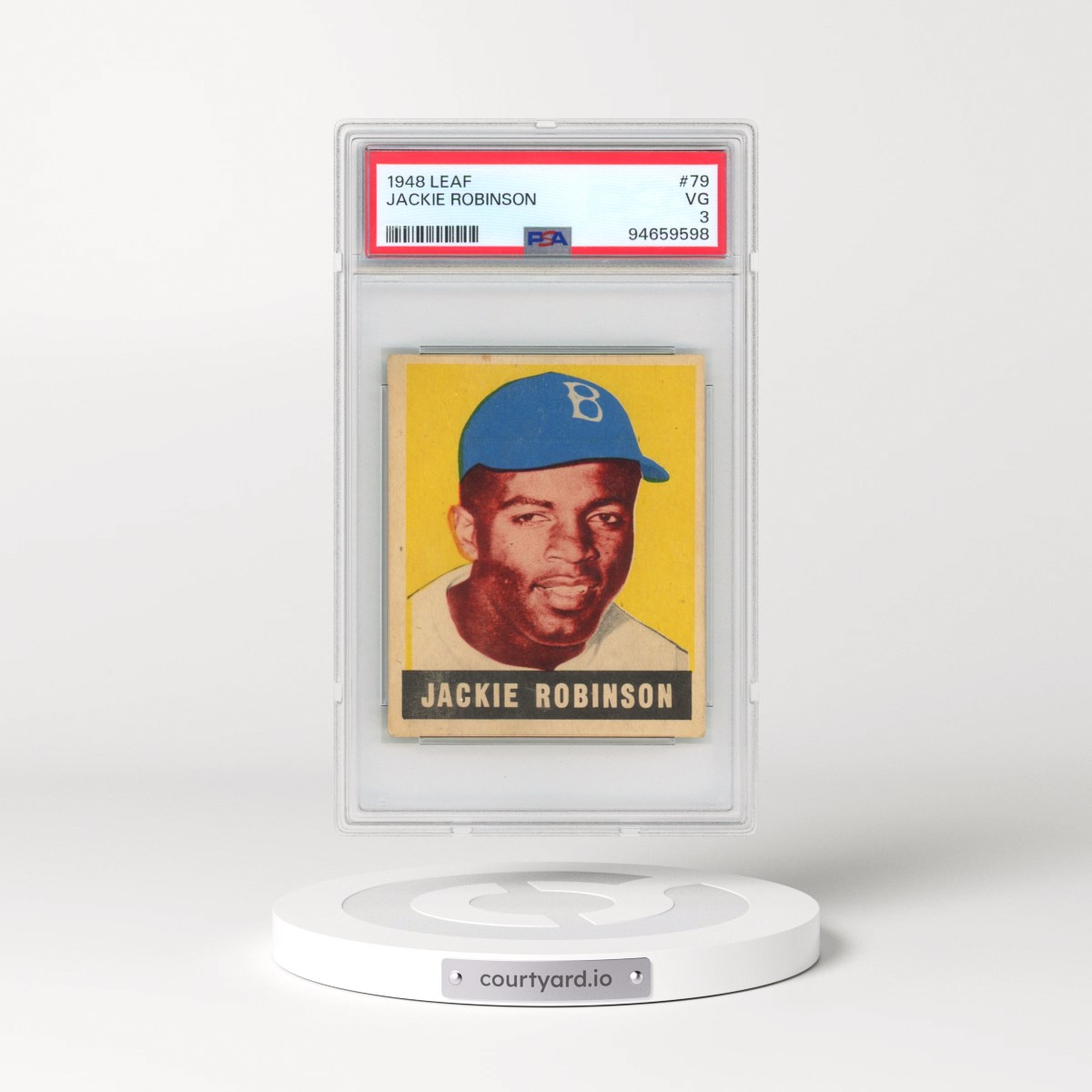 1948 Leaf #79 Jackie Robinson (PSA 3 VG)