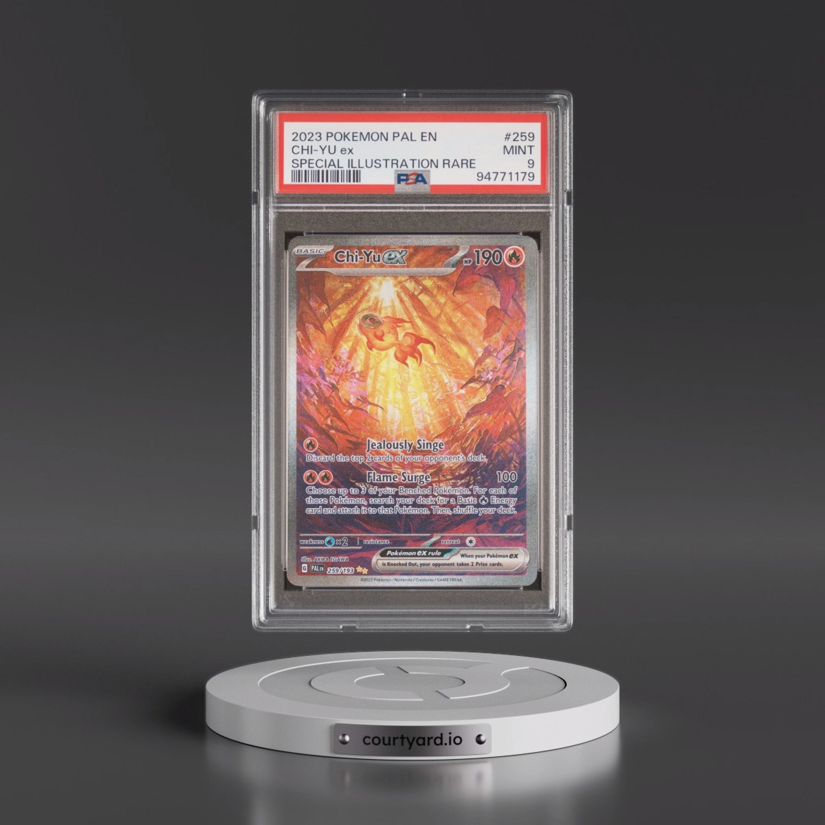 2023 Pokémon Pal EN-Paldea Evolved #259 Chi-YU EX - Holo Special Illustration Rare (PSA 9 MINT)