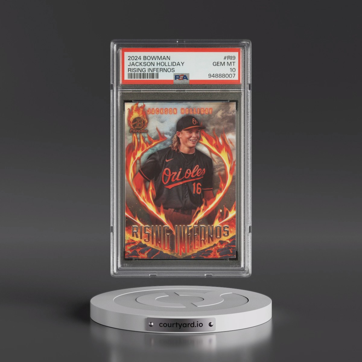 2024 Bowman Rising Infernos #RI9 Jackson Holliday (PSA 10 GEM MINT)