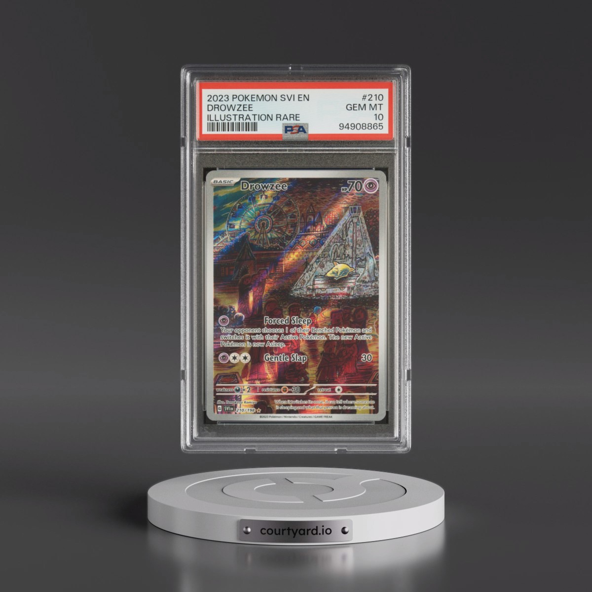 2023 Pokémon Svi EN-Scarlet & Violet Drowzee - Illustration Rare #210 PSA 10