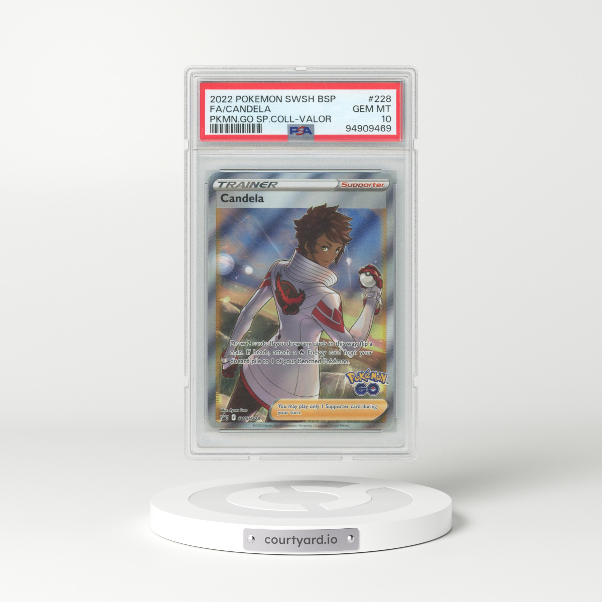 2022 Sword & Shield Promos #228 Candela - Full Art Holo (PSA 10 GEM MINT)