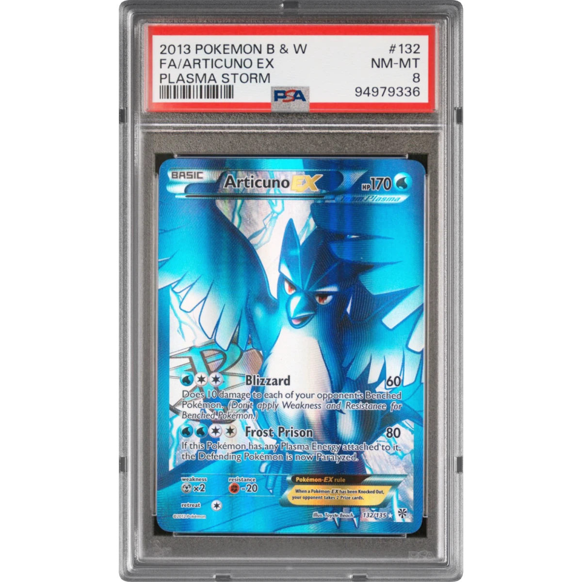 Articuno EX card artwork