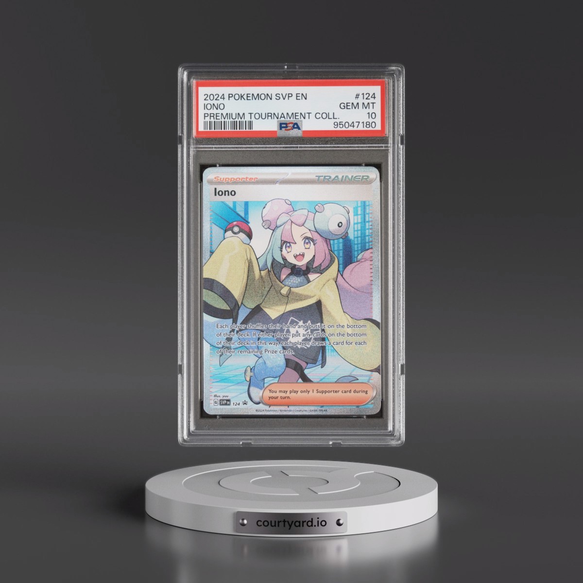 2024 Pokémon Svp EN-SV Black Star Promo #124 Iono - Iono Premium Tournament Collection (PSA 10 GEM MINT)