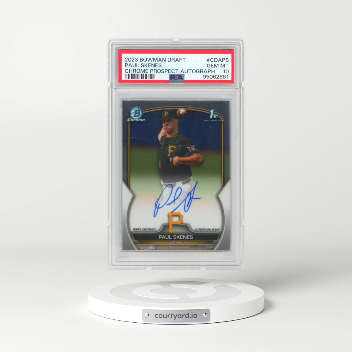 2023 Bowman Draft Chrome Prospect Autograph #CDAPS Paul Skenes (PSA 10 GEM MINT)