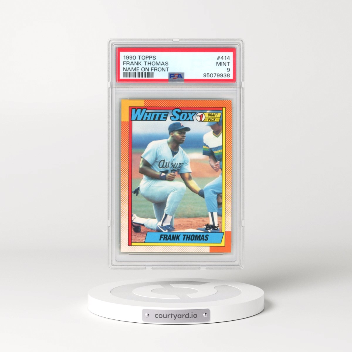 1990 Topps Frank Thomas - Name on Front #414 PSA 9