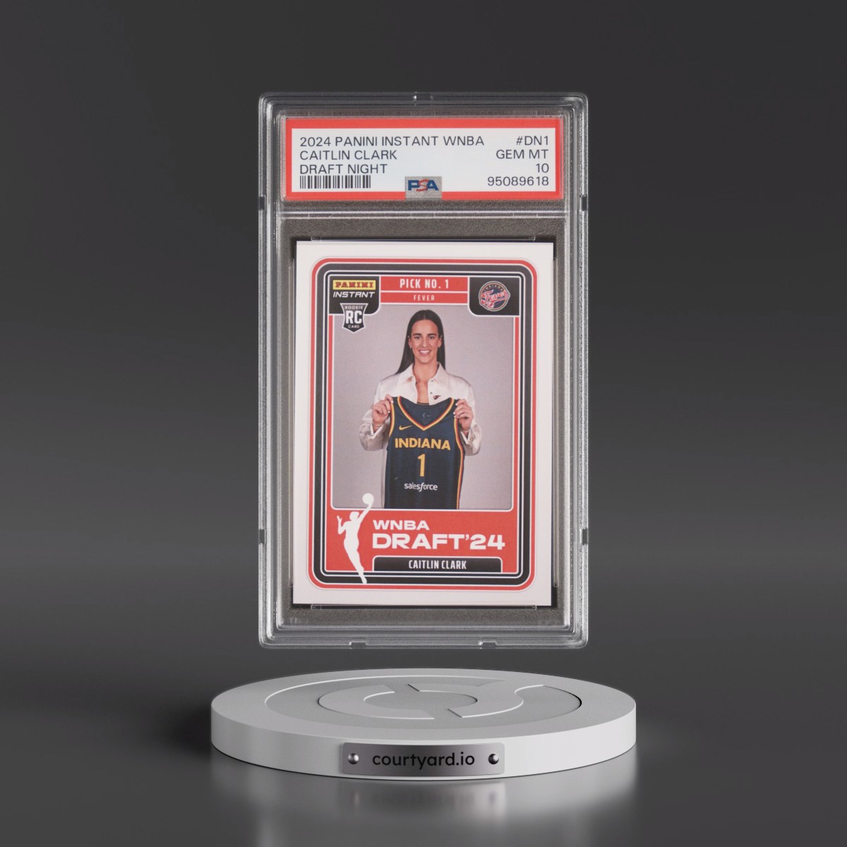 2024 Panini Instant WNBA Draft Night #DN1 Caitlin Clark (PSA 10 GEM MINT)