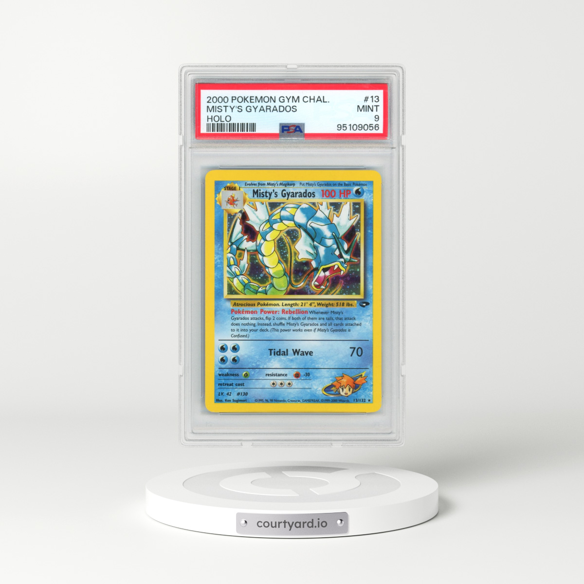 2000 Pokémon Gym Challenge #13 Misty's Gyarados - Holo (PSA 9 MINT)