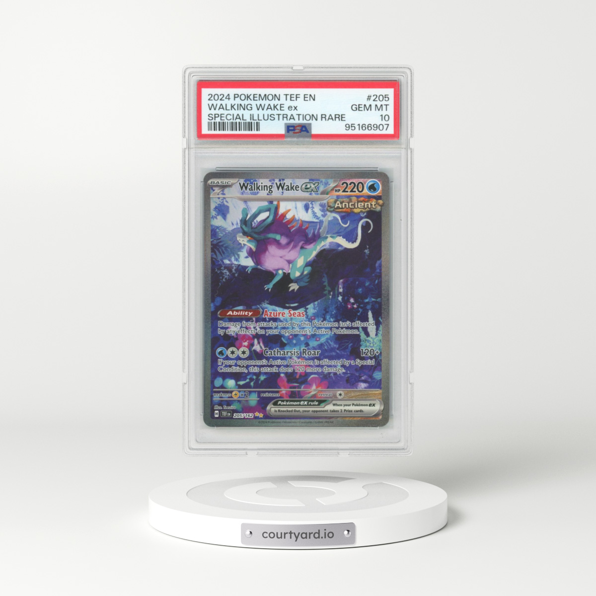 2023 Temporal Forces - TEF EN #205 Walking Wake ex - Special Illustration Rare (PSA 10 GEM MINT)