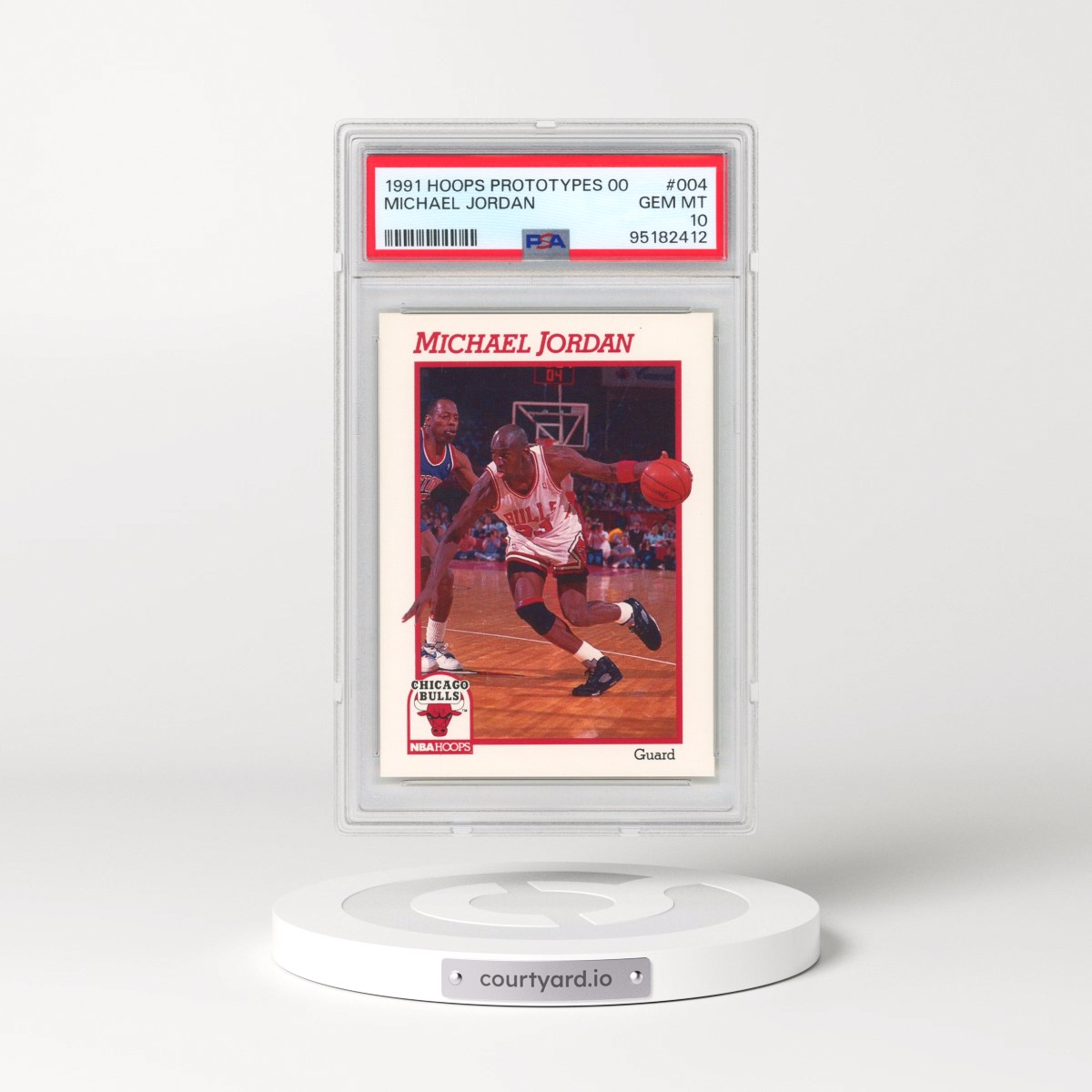 1991 Hoops Prototypes 00 #004 Michael Jordan (PSA 10 GEM MINT)