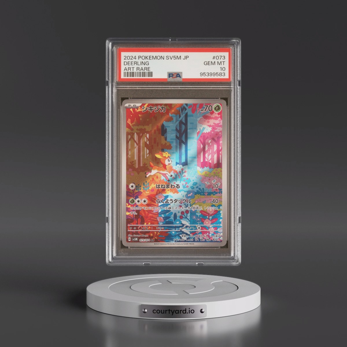 2024 Pokémon Sv5m-Cyber Judge #073 Deerling - Art Rare (PSA 10 GEM MINT)