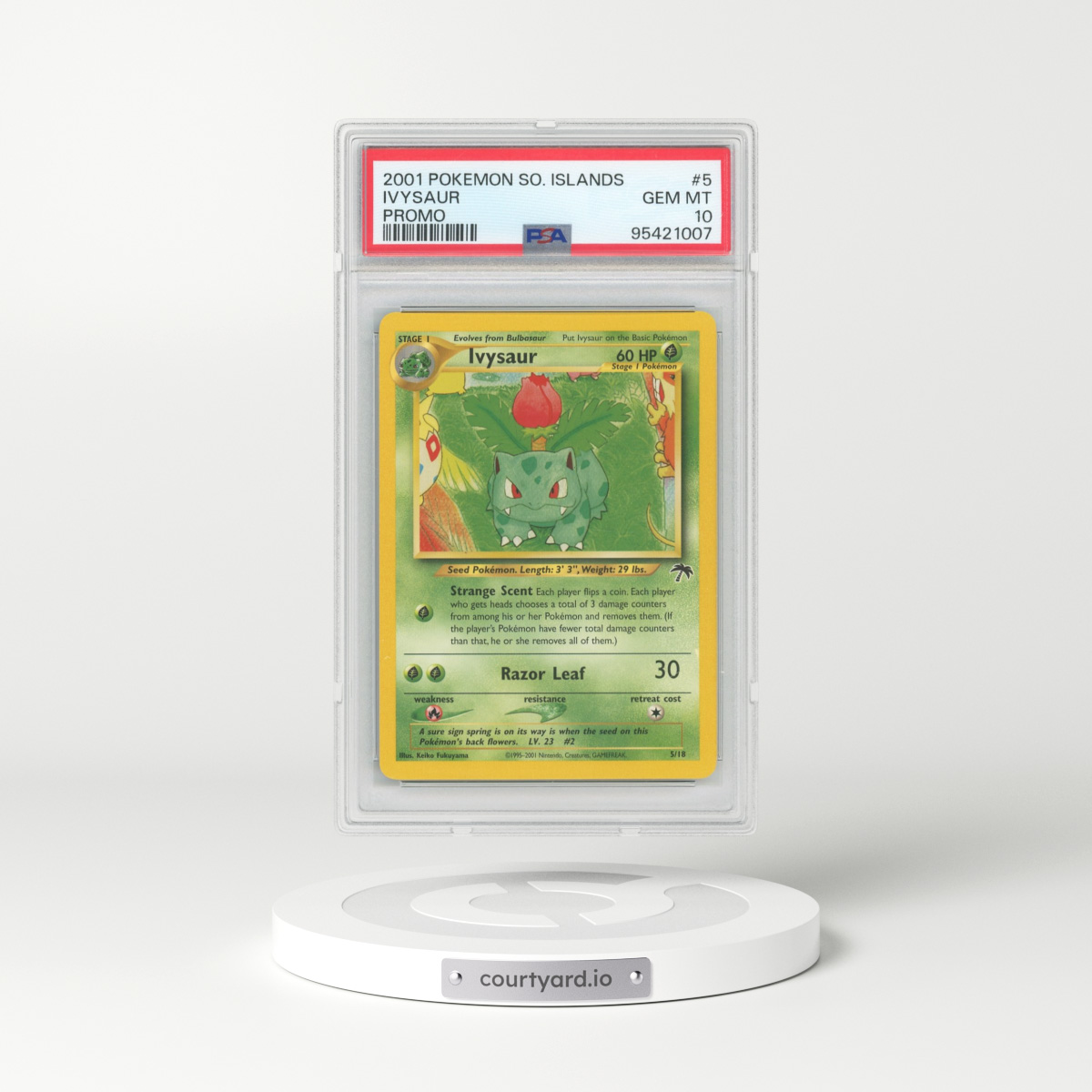 2001 Pokémon Southern Islands Promo #5 Ivysaur (PSA 10 GEM MINT)