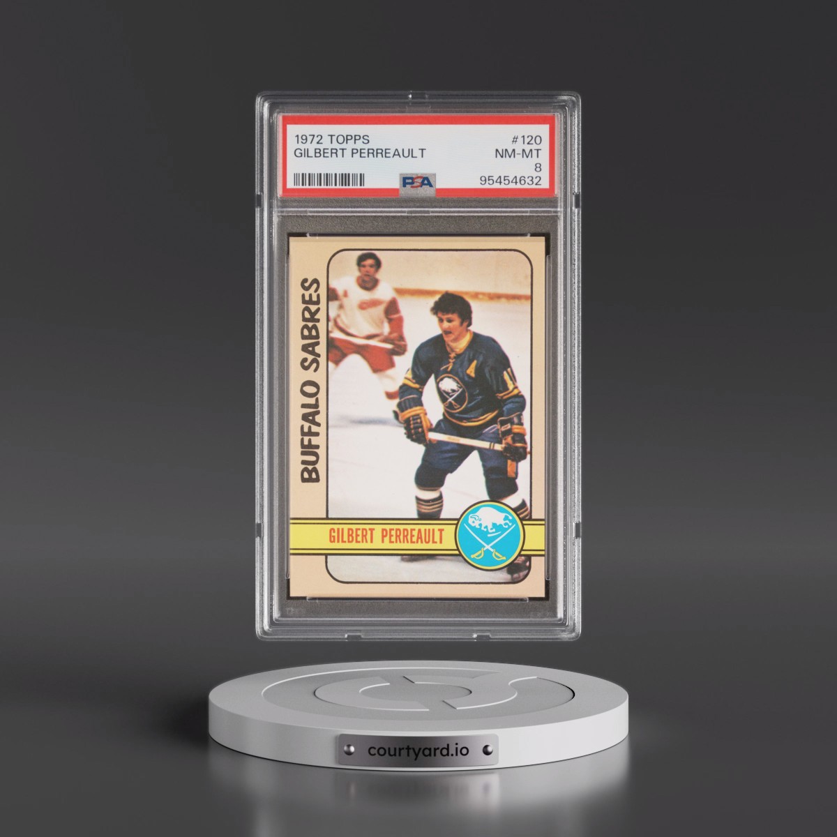 1972 Topps #120 Gilbert Perreault (PSA 8 NM-MT)