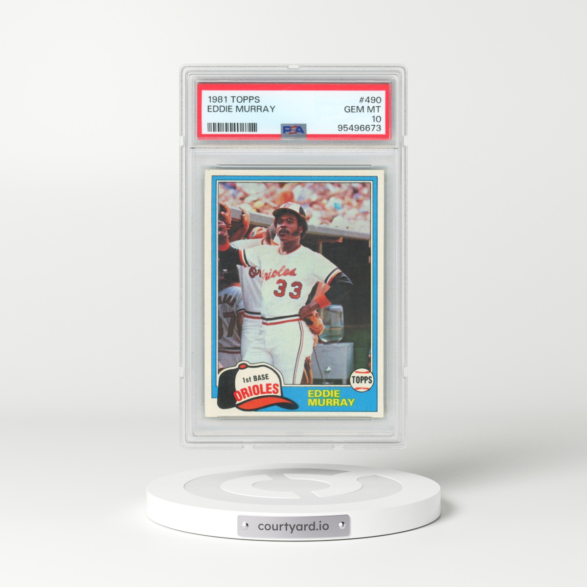 1981 Topps #490 Eddie Murray (PSA 10 GEM MINT)