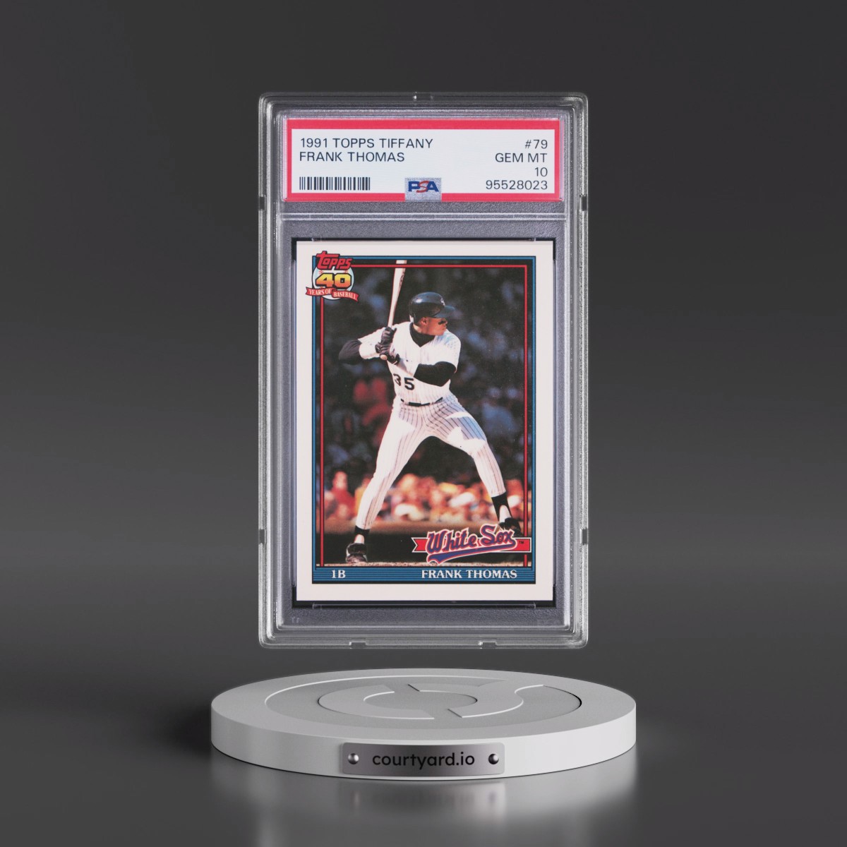 1991 Topps Tiffany #79 Frank Thomas (PSA 10 GEM MINT)