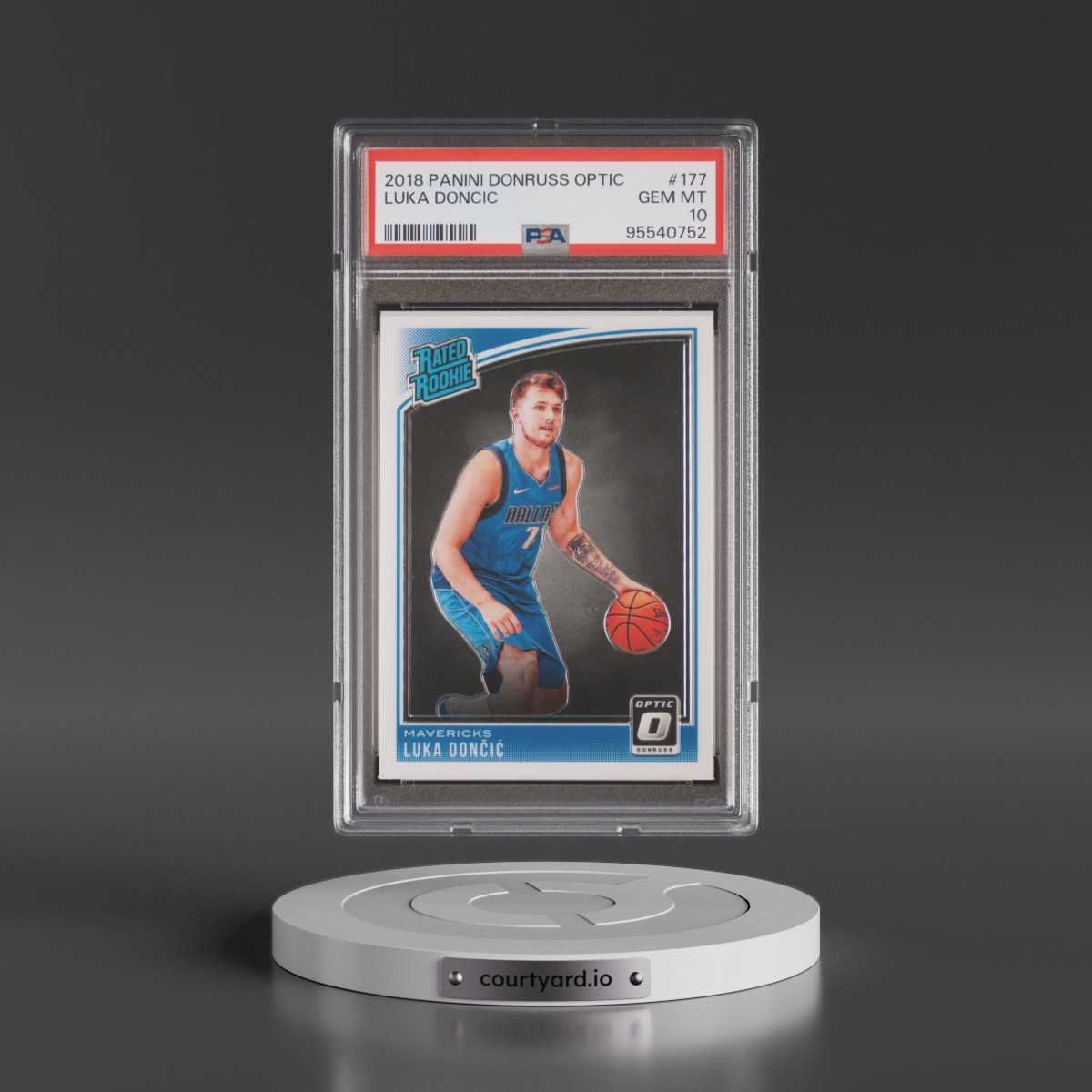2018 Panini Donruss Optic #177 Luka Doncic (PSA 10 GEM MINT)