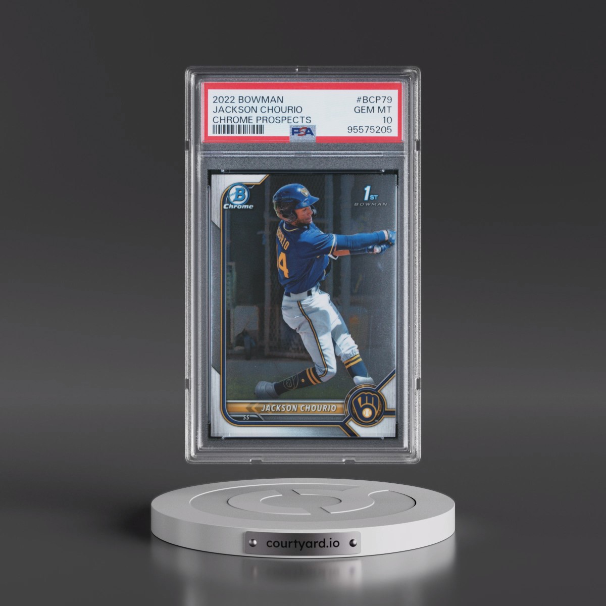2022 Bowman Chrome Prospects #BCP79 Jackson Chourio (PSA 10 GEM MINT)