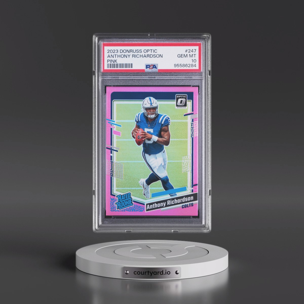 2023 Panini Donruss Optic Anthony Richardson - Pink #247 PSA 10