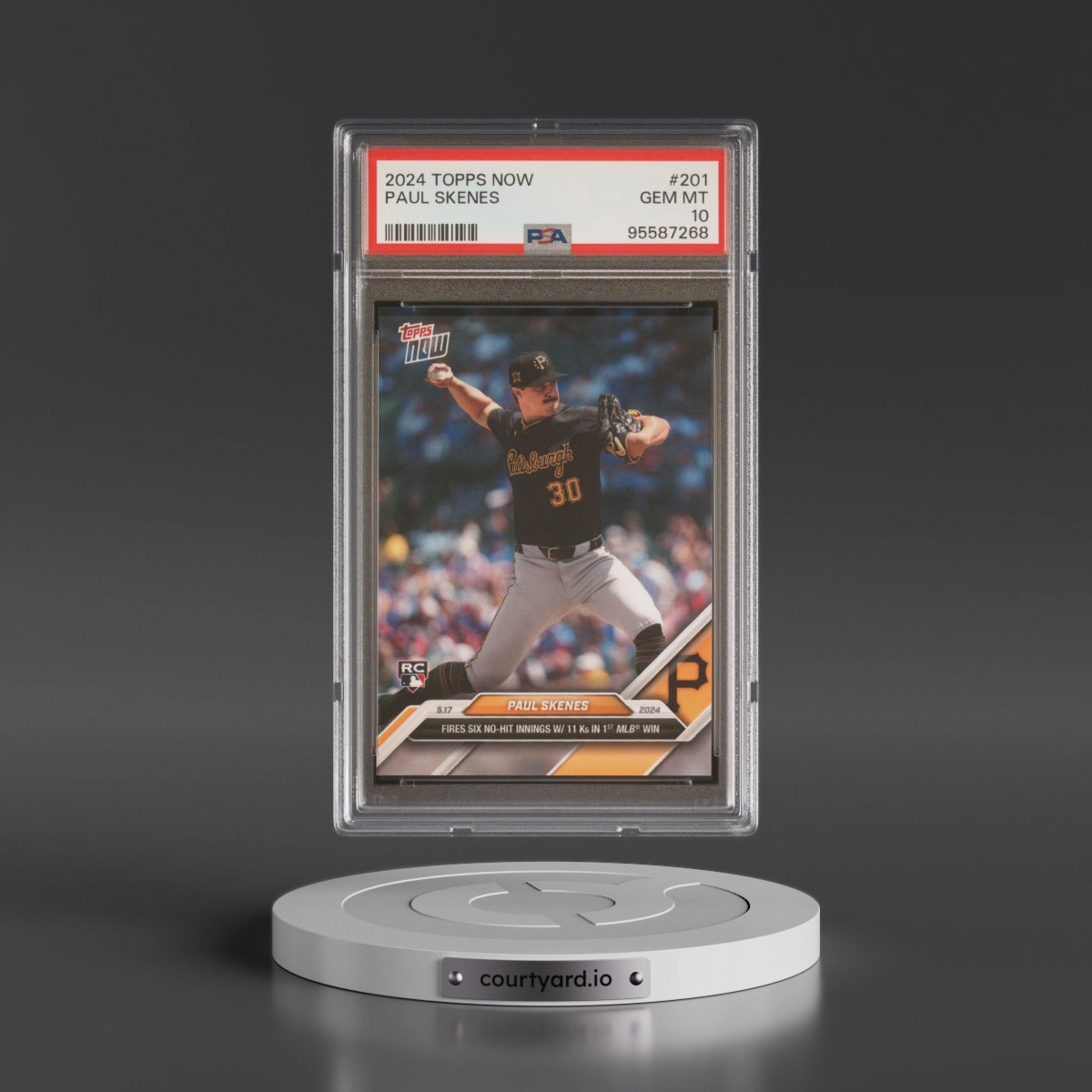 2024 Topps Now #201 Paul Skenes (PSA 10 GEM MINT)