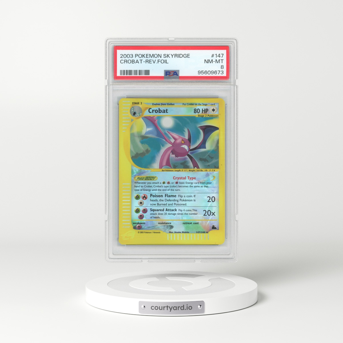 2003 Skyridge #147 Crobat (PSA 8 NM-MT)