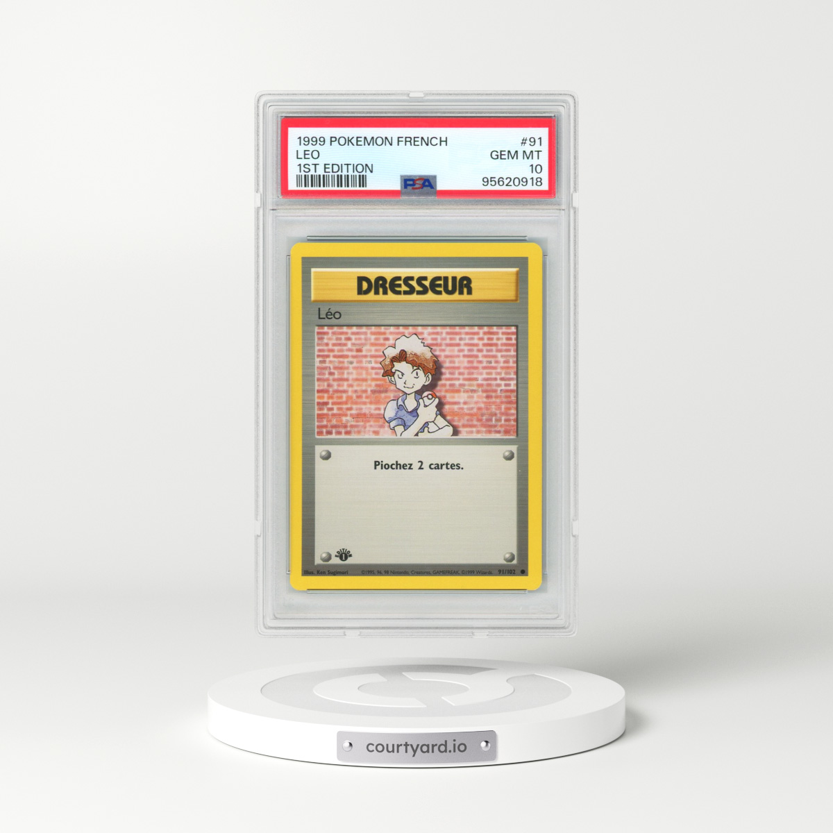 1999 Pokémon #91 Leo - 1st Edition (PSA 10 GEM MINT)