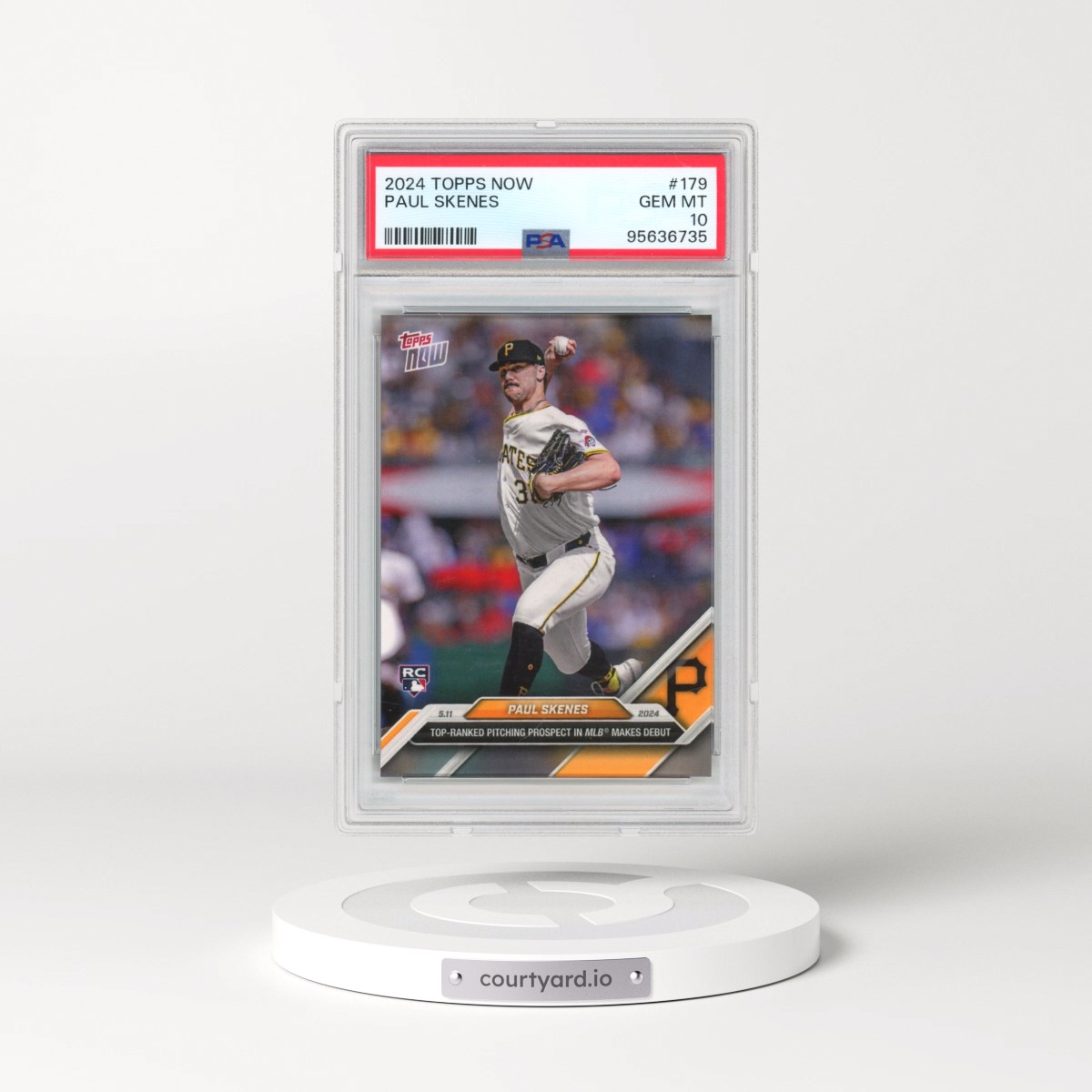 2024 Topps Now #179 Paul Skenes (PSA 10 GEM MINT)