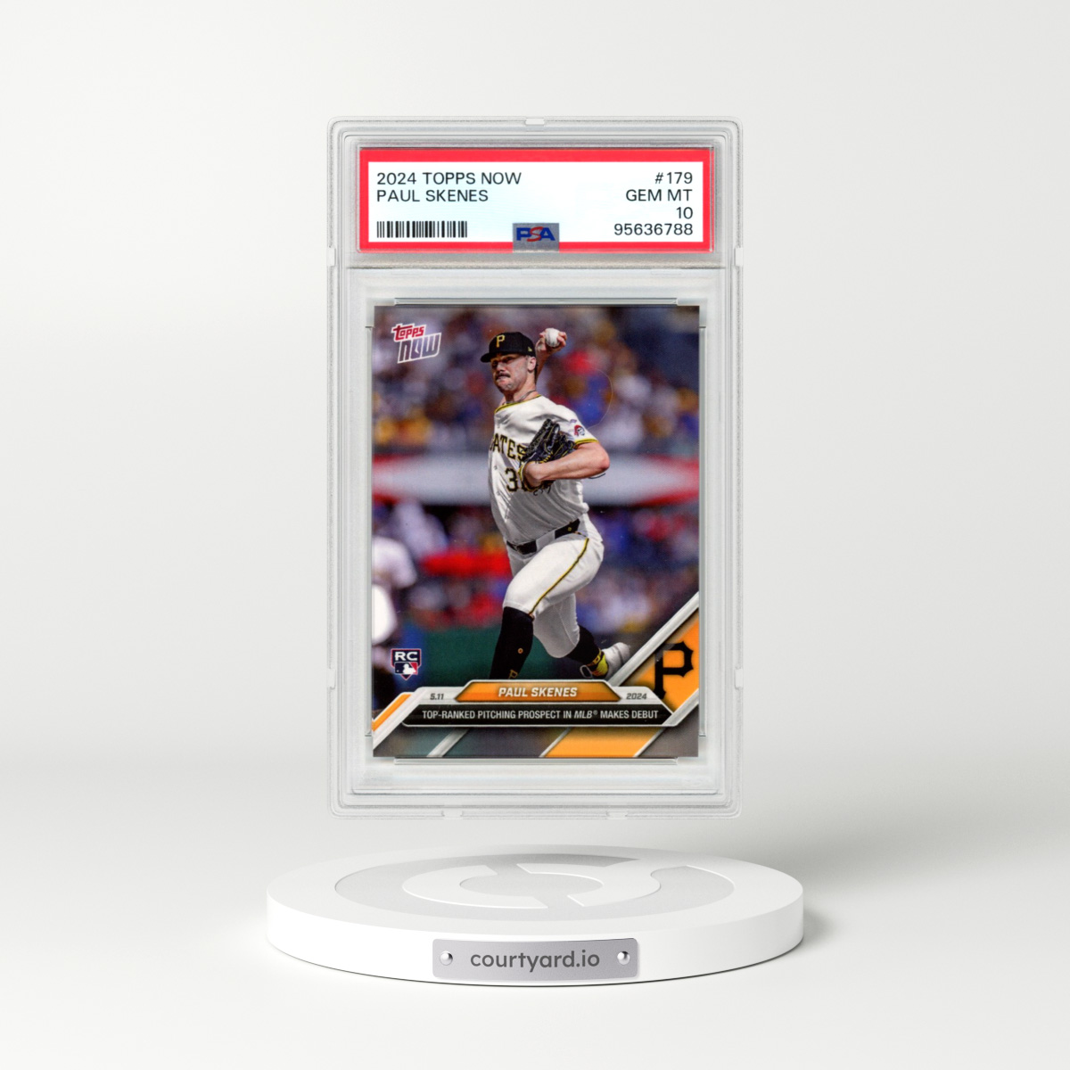 2024 Topps Now #179 Paul Skenes (PSA 10 GEM MINT)