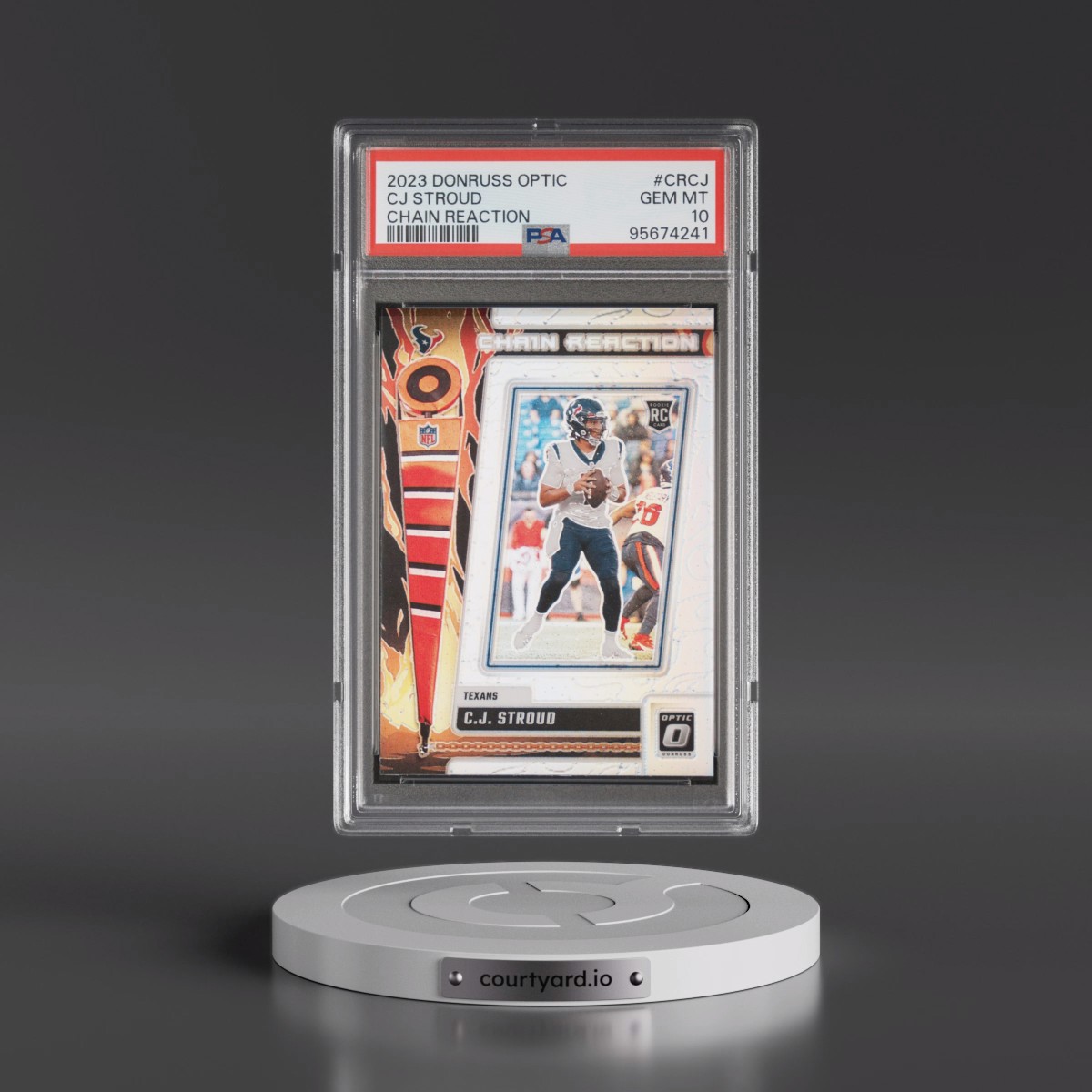 2023 Panini Donruss Optic Chain Reaction #CRCJ CJ Stroud (PSA 10 GEM MINT)