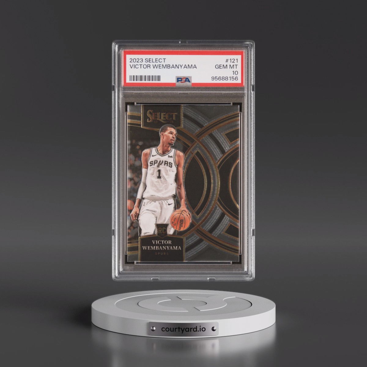 2023 Panini Select #121 Victor Wembanyama (PSA 10 GEM MINT)