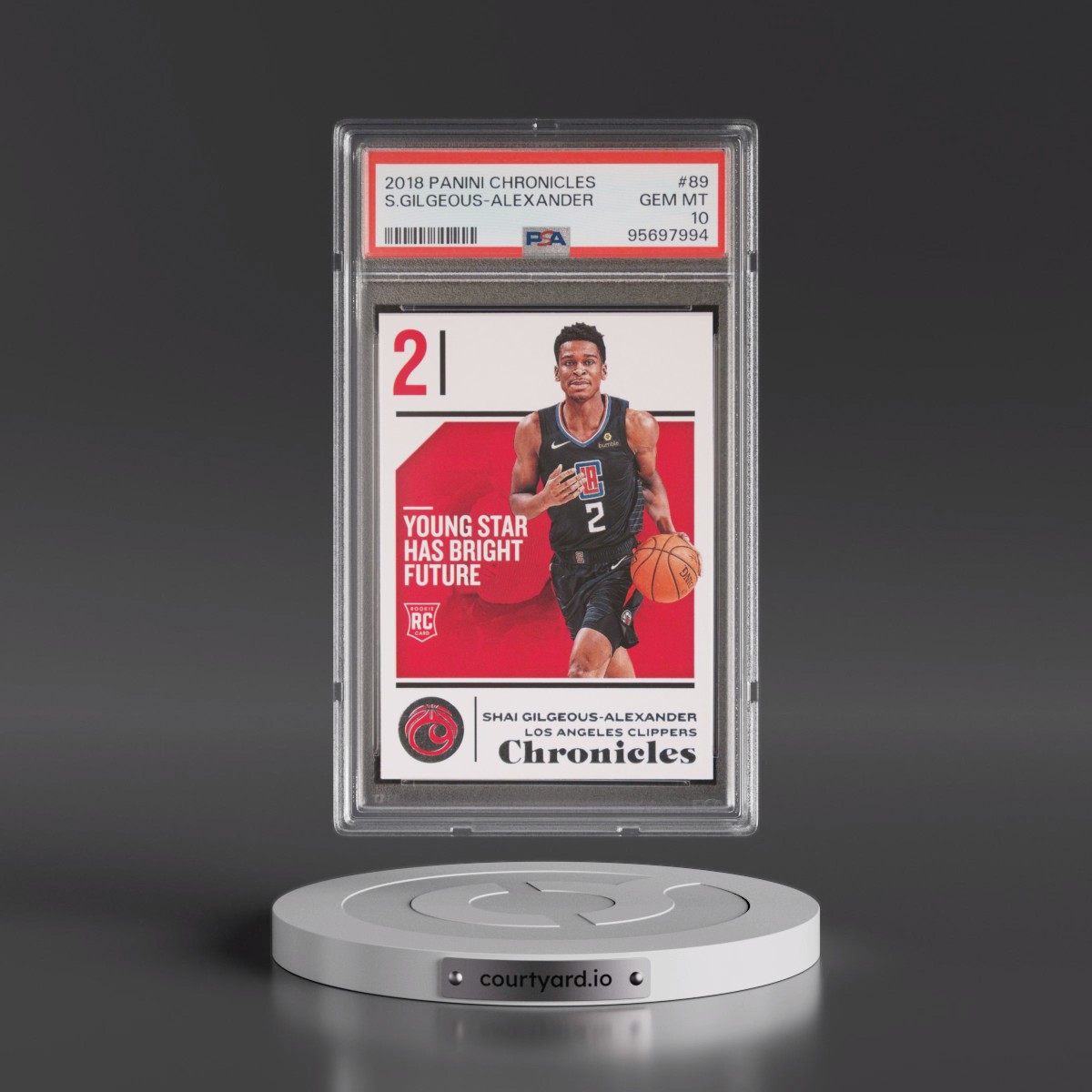 2018 Panini Chronicles #89 Shai Gilgeous-Alexander (PSA 10 GEM MINT)