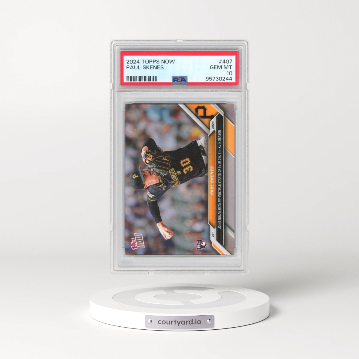 2024 Topps Now #407 Paul Skenes (PSA 10 GEM MINT)
