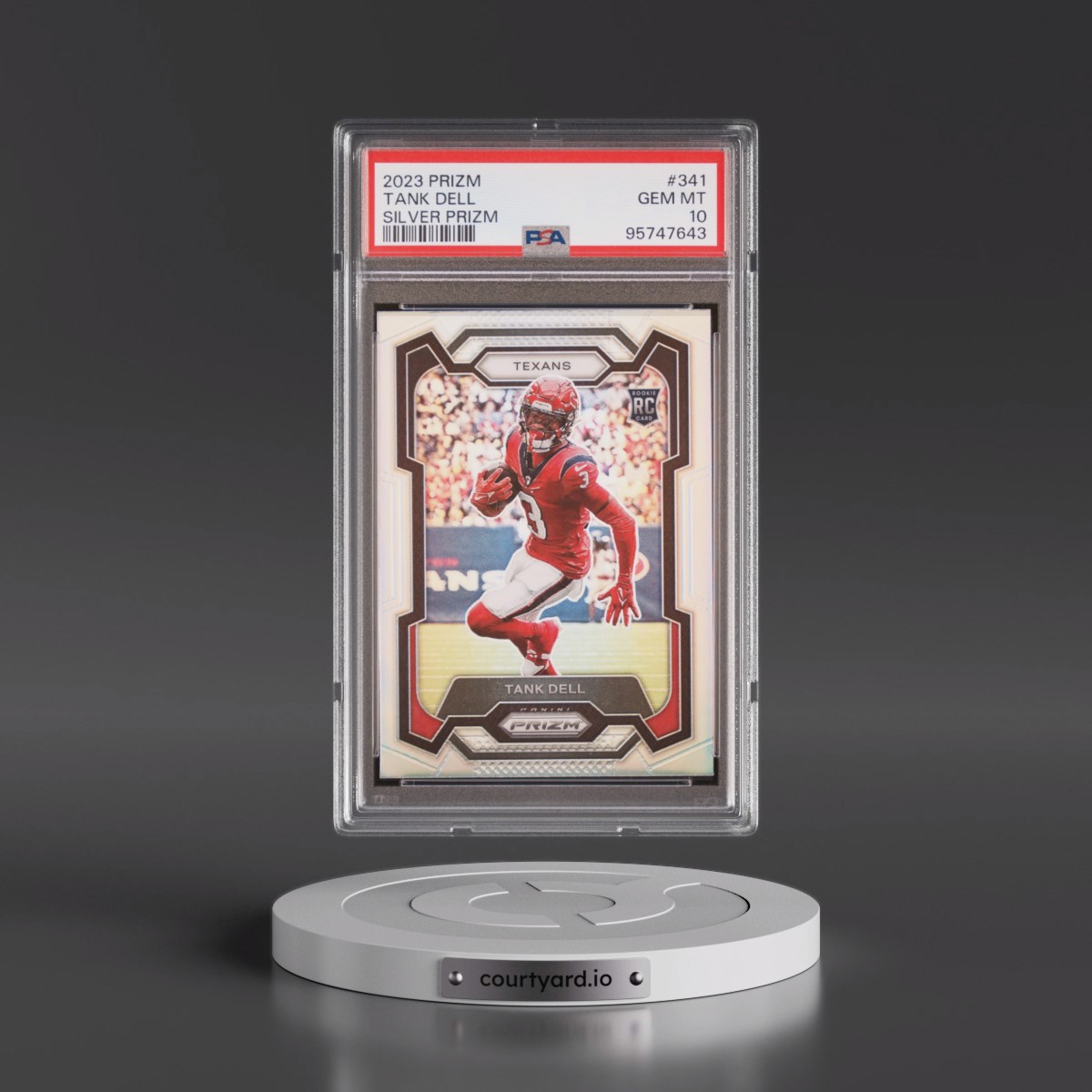 2023 Panini Prizm #341 Tank Dell - Silver Prizm (PSA 10 GEM MINT)