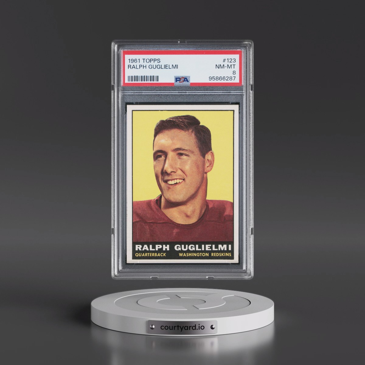 1961 Topps #123 Ralph Guglielmi (PSA 8 NM-MT)