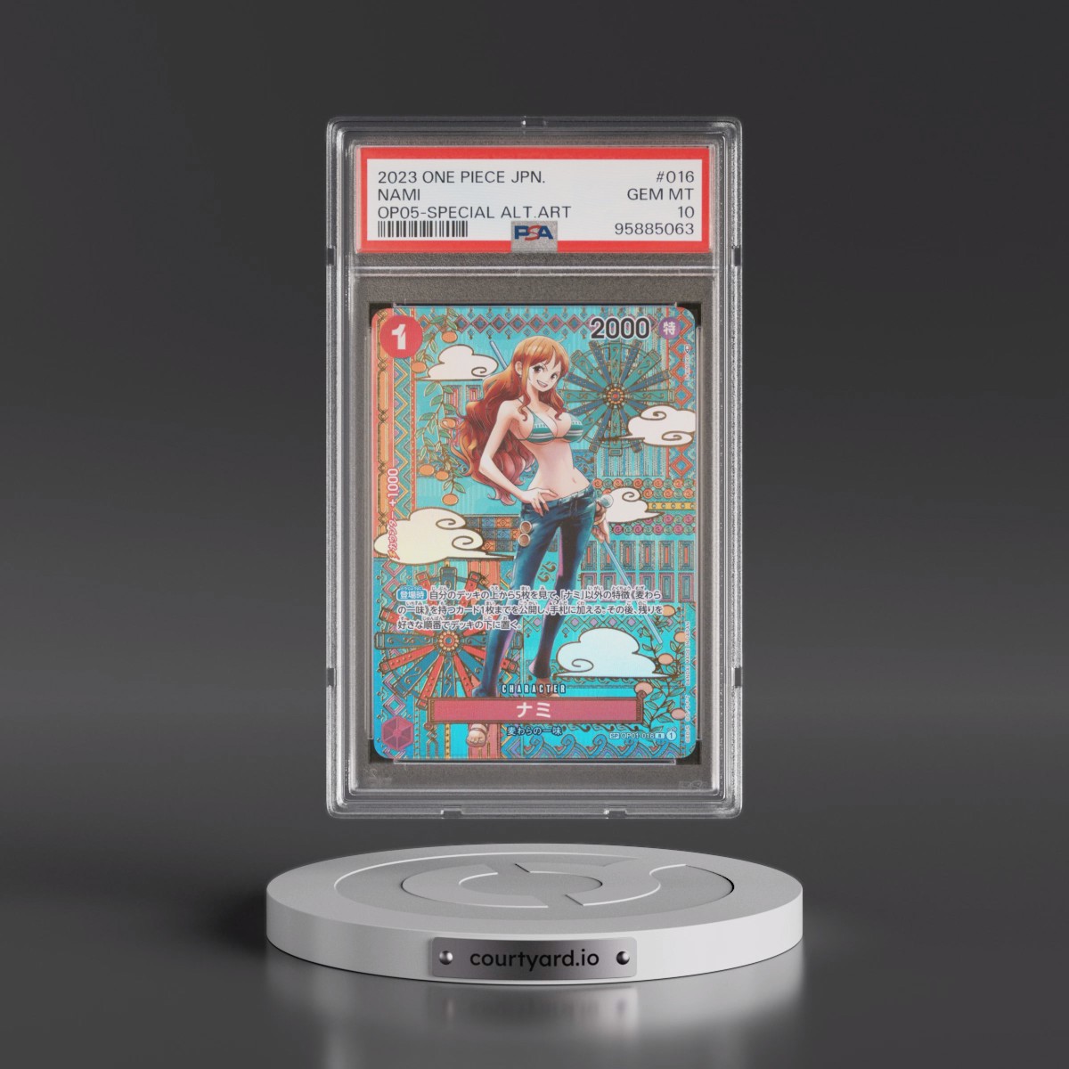2023 One Piece Japanese OP05-Awakening of the New Era #016 Nami - Special Alternate Art (PSA 10 GEM MINT)