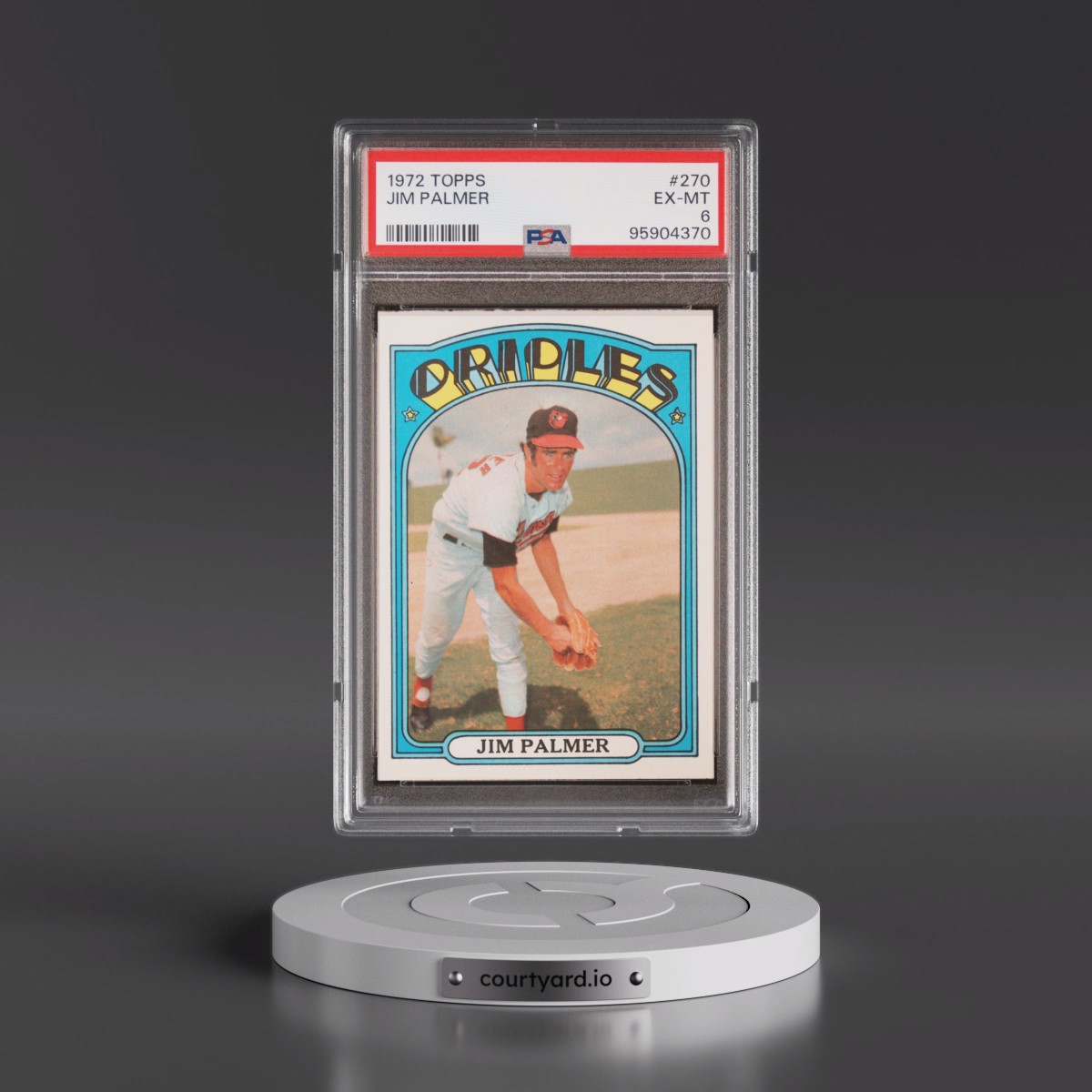 1972 Topps #270 Jim Palmer (PSA 6 EX-MT)