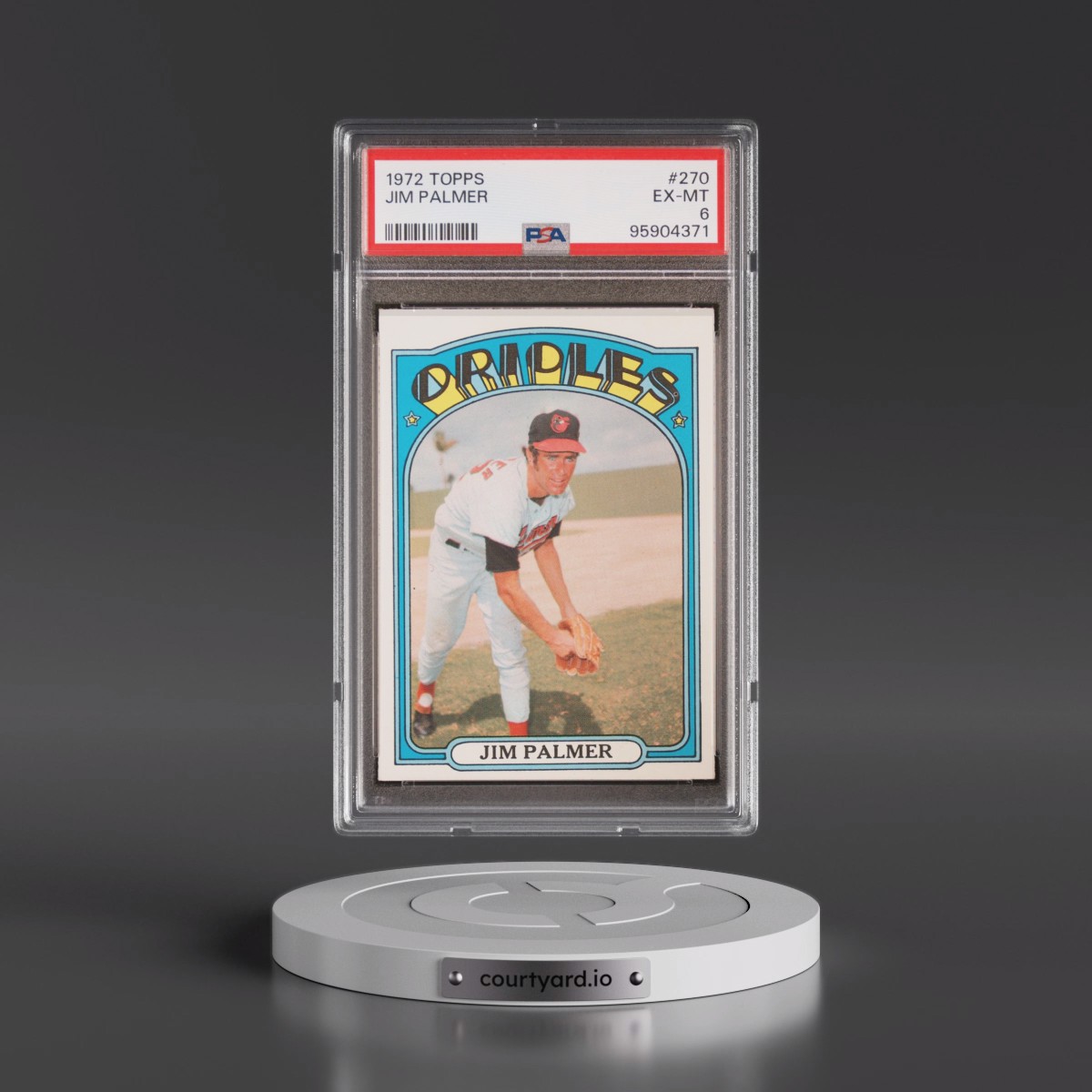 1972 Topps #270 Jim Palmer (PSA 6 EX-MT)